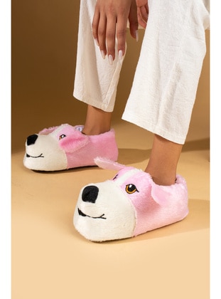 Black - Home Shoes - Pembe Potin