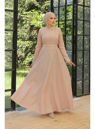 Mink - Modest Evening Dress - Hakimoda