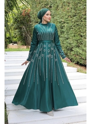 Emerald - Modest Evening Dress - Hakimoda