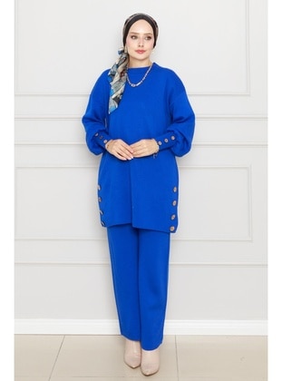 Saxe Blue - Knit Suits - Sevitli