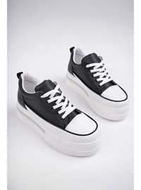 Black - White - Sport - Sports Shoes