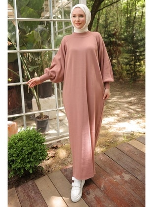 Dusty Rose - Modest Dress - Hafsa Mina