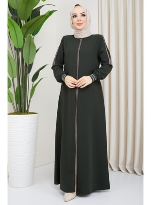 Khaki - Abaya - Hafsa Mina