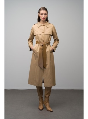 Caramel - Trench Coat - Olcay