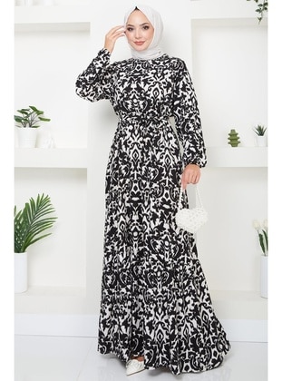 Black - Modest Dress - Hafsa Mina