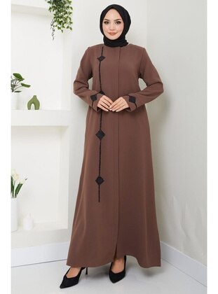 Tan - Abaya - Hafsa Mina