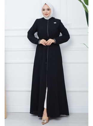 Black - Abaya - Hafsa Mina