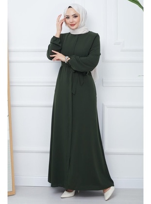 Khaki - Abaya - Hafsa Mina