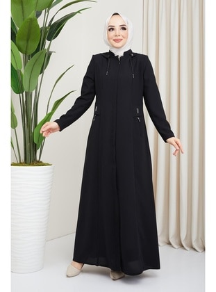 Black - Abaya - Hafsa Mina