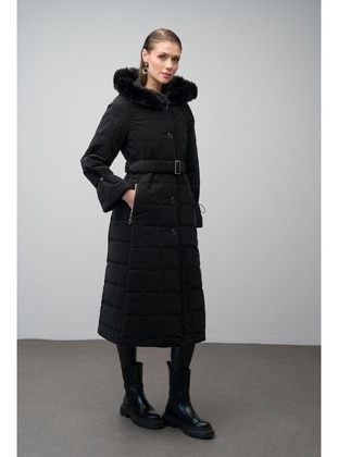 Black - Puffer Jackets - Olcay