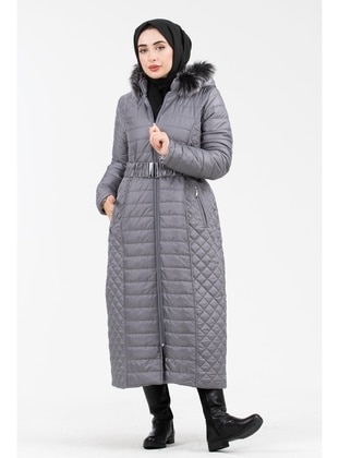 Grey - Puffer Jackets - Sevitli