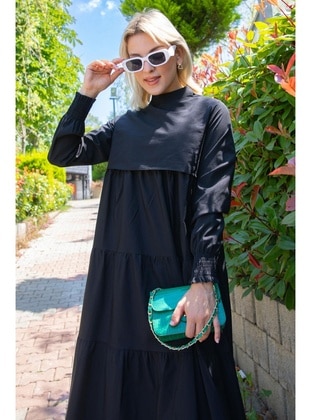 Black - Modest Dress - Hafsa Mina