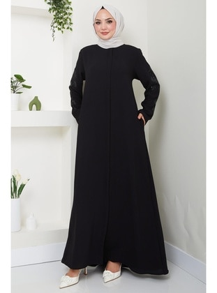 Black - Abaya - Hafsa Mina