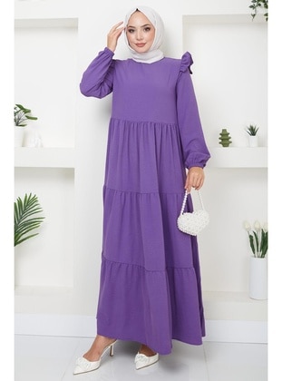 Lilac - Modest Dress - Hafsa Mina