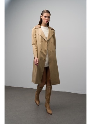 Caramel - Trench Coat - Olcay