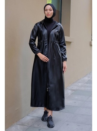 Black - Topcoat - Hafsa Mina