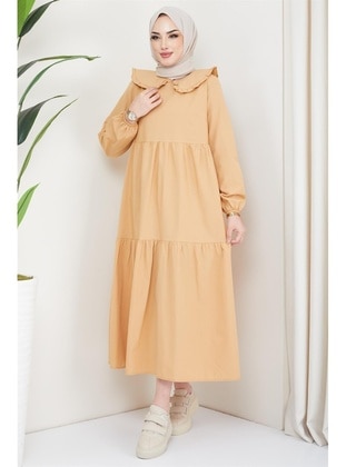 Camel - Modest Dress - Hafsa Mina