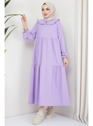 Lilac - Modest Dress - Hafsa Mina