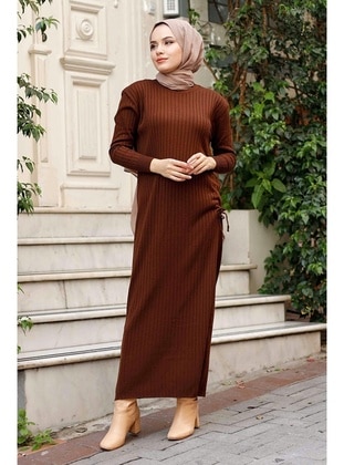 Bitter Chocolate - Knit Dresses - Bestenur