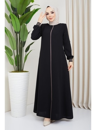 Black - Abaya - Hafsa Mina