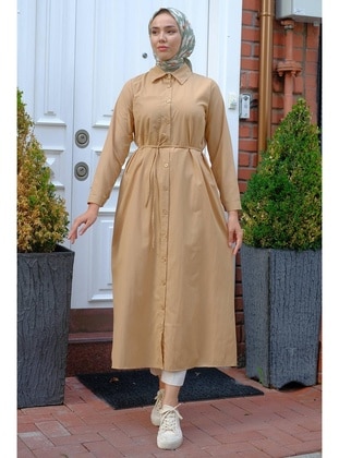 Camel - Modest Dress - Hafsa Mina