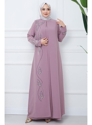 Pink - Modest Dress - Hafsa Mina