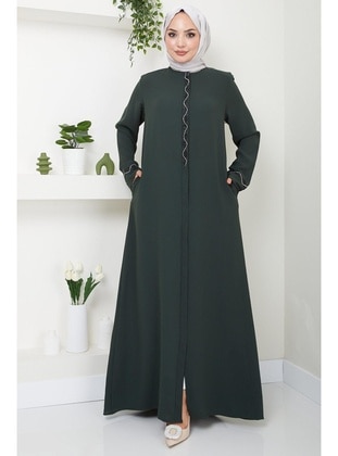 Khaki - Abaya - Hafsa Mina