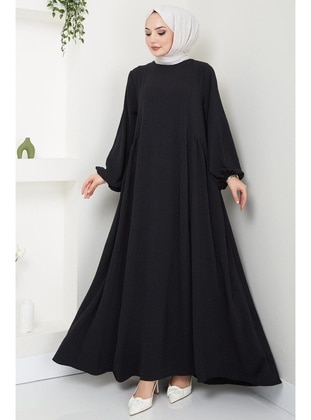 Black - Modest Dress - Hafsa Mina