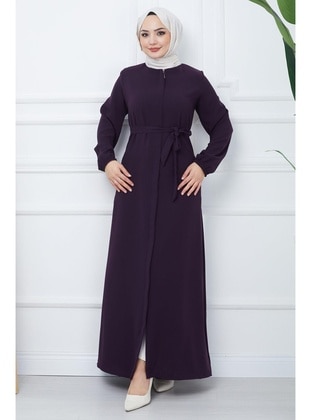 Maroon - Abaya - Hafsa Mina