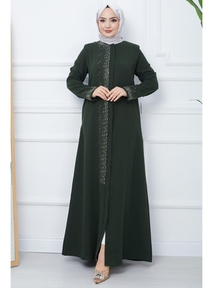 Khaki - Abaya - Hafsa Mina