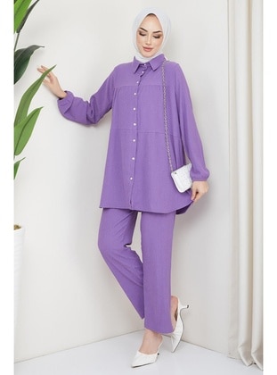 Lilac - Suit - Hafsa Mina