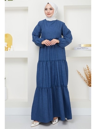 Indigo - Modest Dress - Hafsa Mina