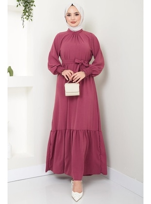 Dusty Rose - Modest Dress - Hafsa Mina