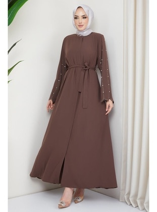 Brown - Abaya - Hafsa Mina