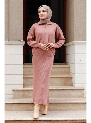 Dusty Rose - Knit Suits - Bestenur