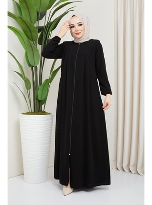 Black - Abaya - Hafsa Mina