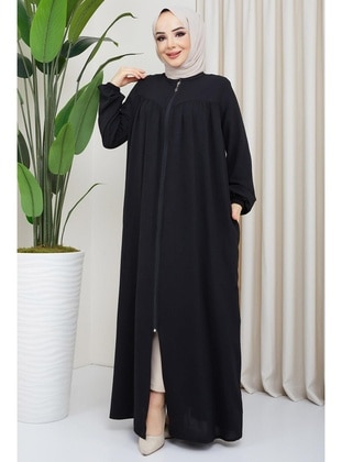 Black - Abaya - Hafsa Mina