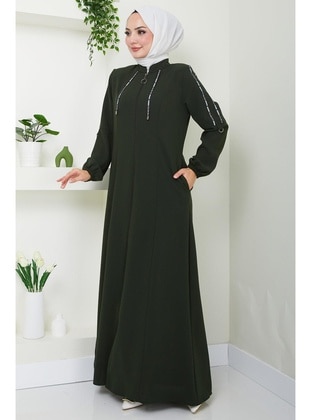 Khaki - Abaya - Hafsa Mina