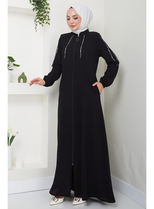 Black - Abaya - Hafsa Mina