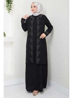 Black - Modest Dress - Hafsa Mina