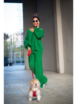 Green - Knit Suits - Maymara