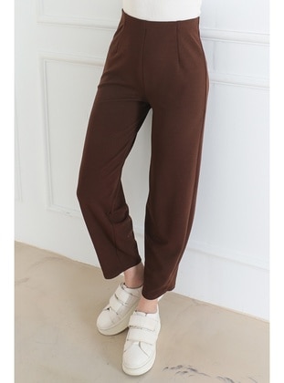 Brown - Pants - Bestenur