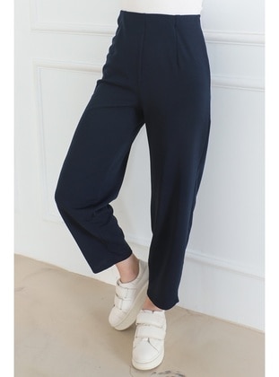 Navy Blue - Pants - Bestenur