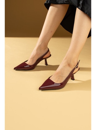 Burgundy - Heels - Pembe Potin