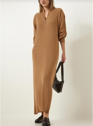 Mink - Knit Dresses - Maymara