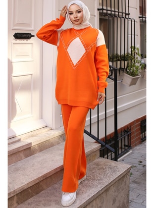 Orange - Knit Suits - Benguen