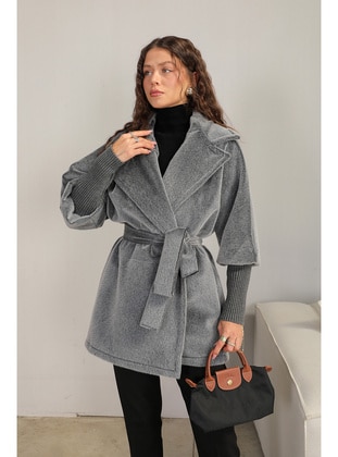 Anthracite - Coat - Melike Tatar