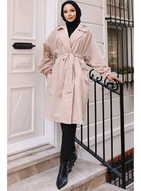 Beige - Trench-coat