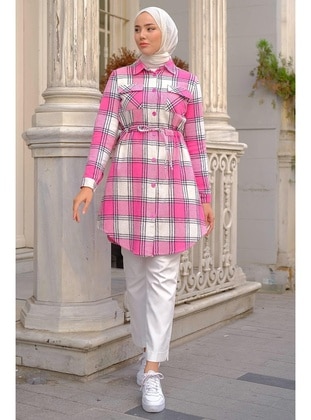 Pink - Tunic - Hafsa Mina