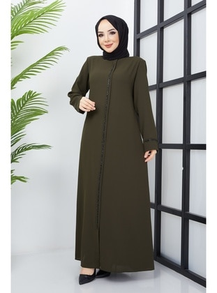 Khaki - Abaya - Hafsa Mina